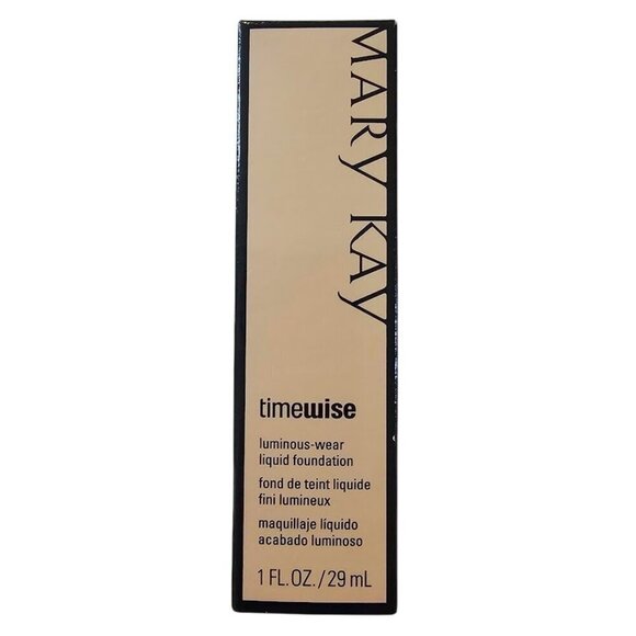 MARY KAY TIMEWISE Luminous Wear Liquid Foundation Makeup Bronze 8 Normal-Dry - Picture 1 of 4